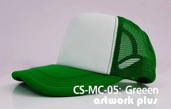 CAP SIMPLE- CS-MC-05, Green, หมวกตาข่าย, หมวกแก๊ปตาข่าย, หมวกแก๊ปสำเร็จรูป, หมวกแก๊ปพร้อมส่ง, หมวกแก๊ปราคาโรงงาน, หมวกตาข่ายสีเขียว